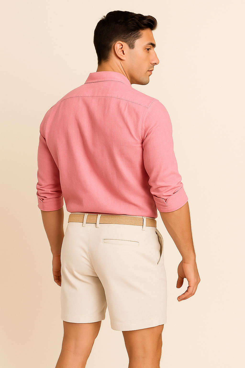 Trendy Men’s Summer Shirt – Pink