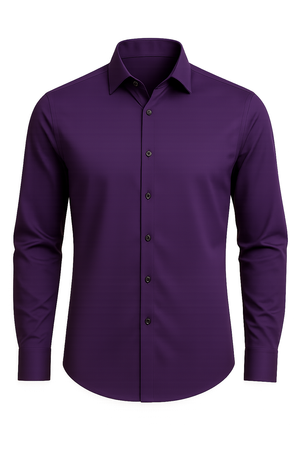 Classic Men’s Wrinkle-Free Stretch Shirt –Purple