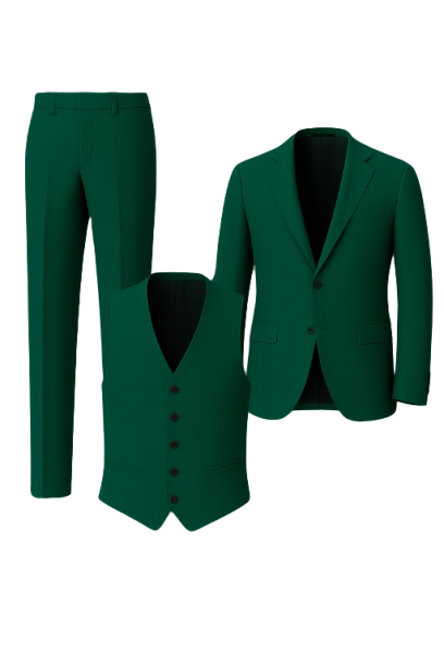 Formal Men's 3-Piece Set – Green