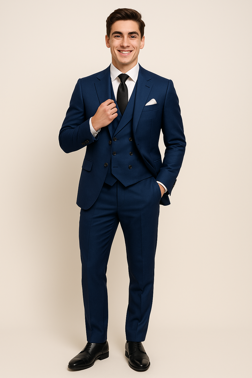 Formal Men's 3-Piece Set – Blue