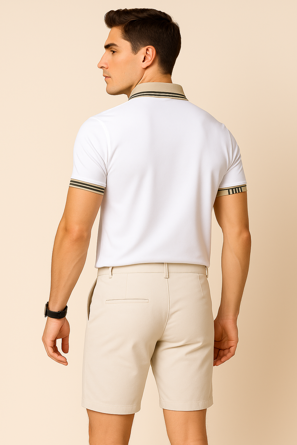 Classic Men's Polo – White