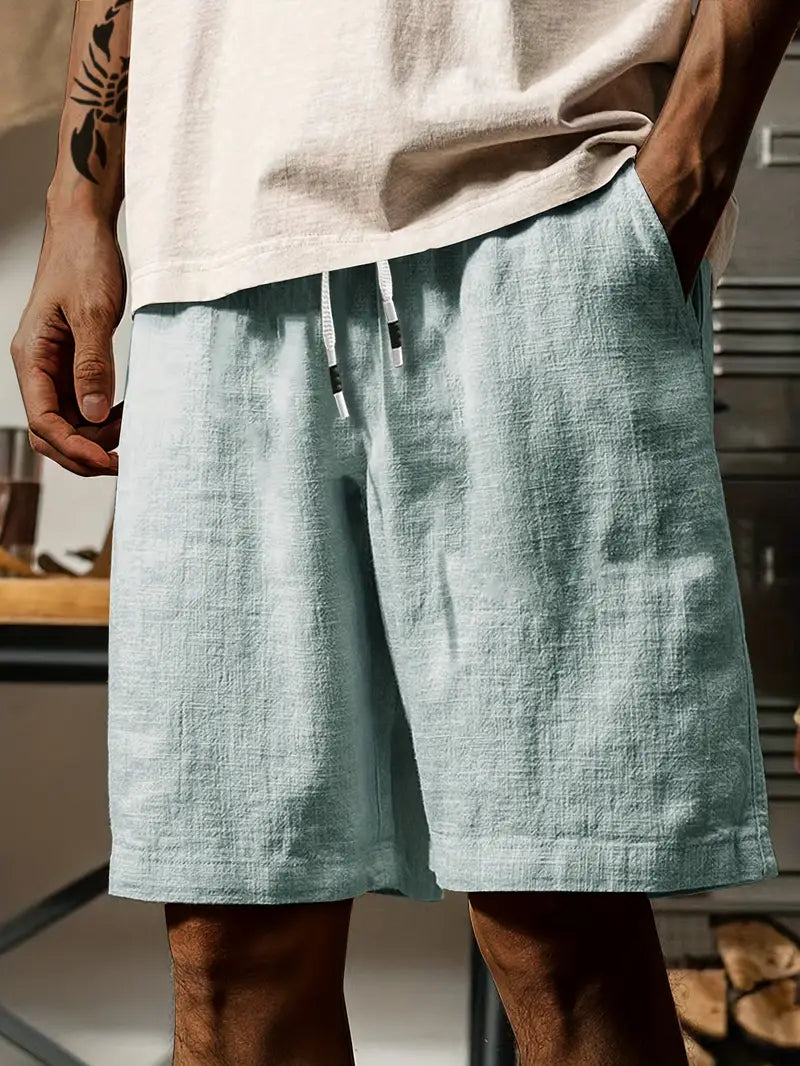 Modern Style Men's Casual Summer Shorts – Green