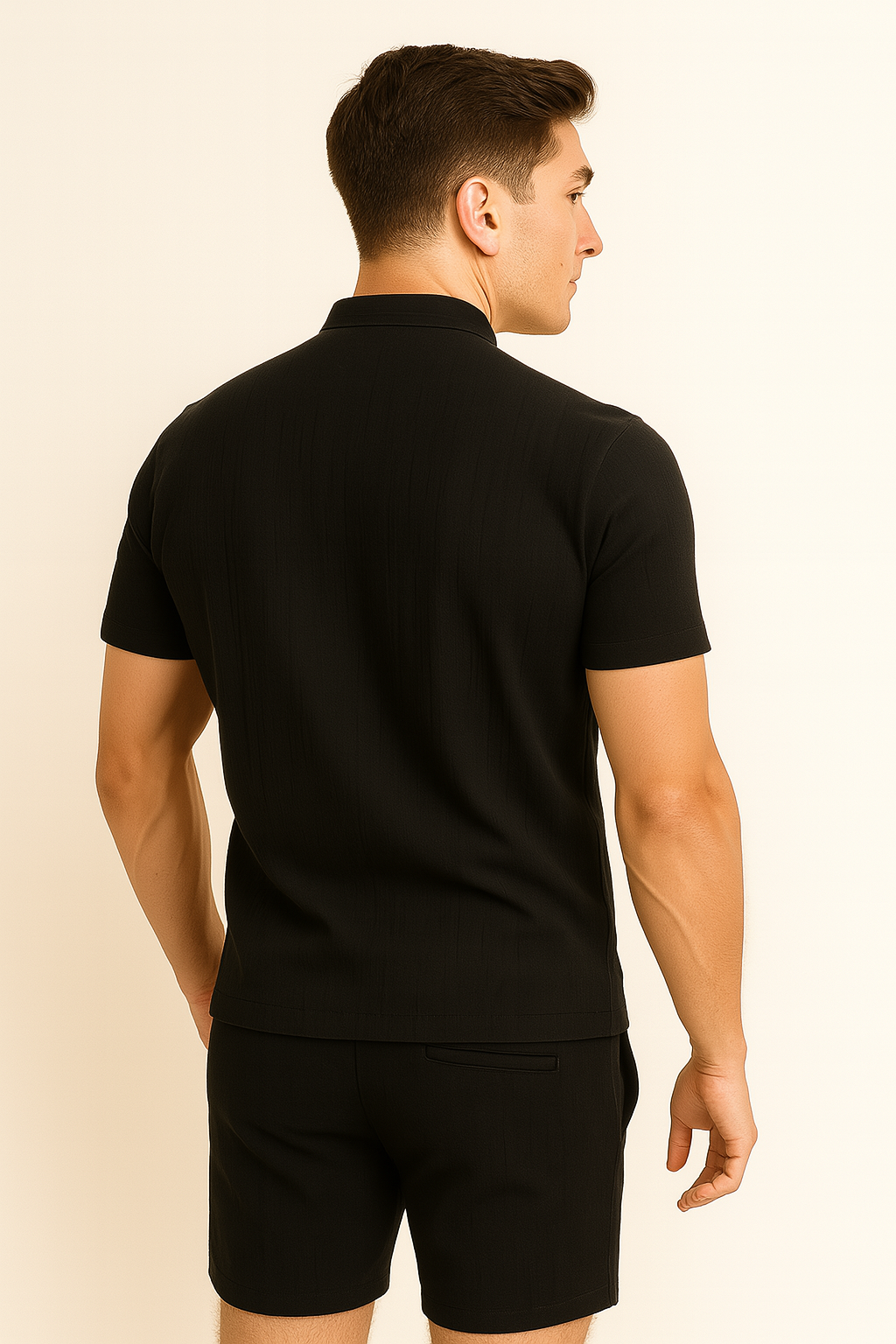Elegant Men’s Summer Set - Black