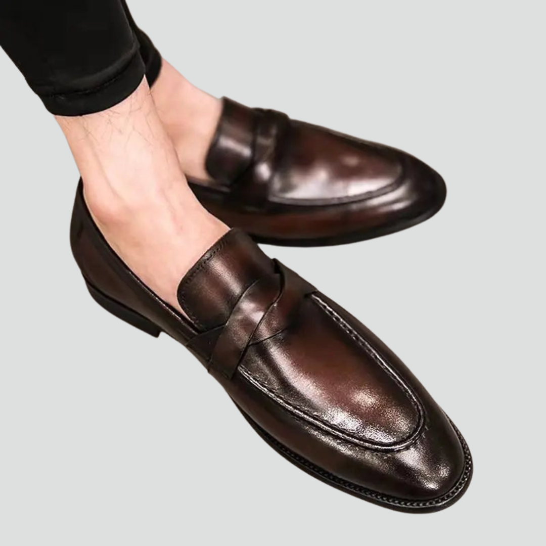 Men’s Classic Leather Shoes – Refined Finish & Timeless Smart Appeal