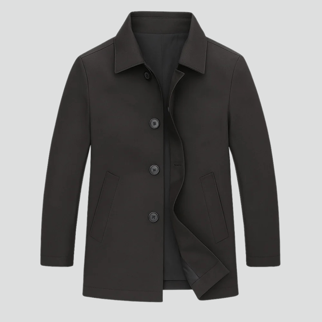 Men’s Modern Style Overcoat – Refined Design & Everyday Versatility