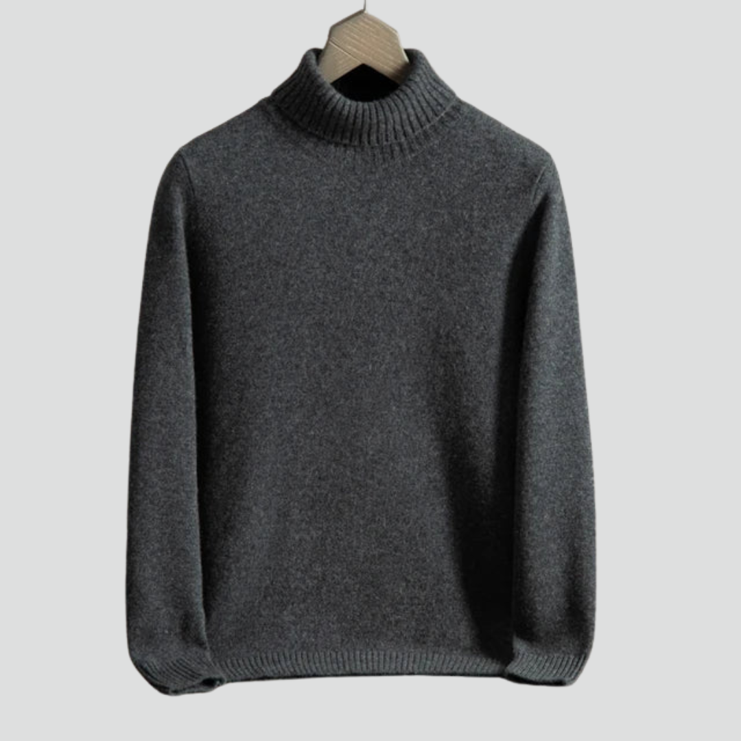 Men’s Turtleneck Sweater – Refined Knit Design & Warm Winter Essential