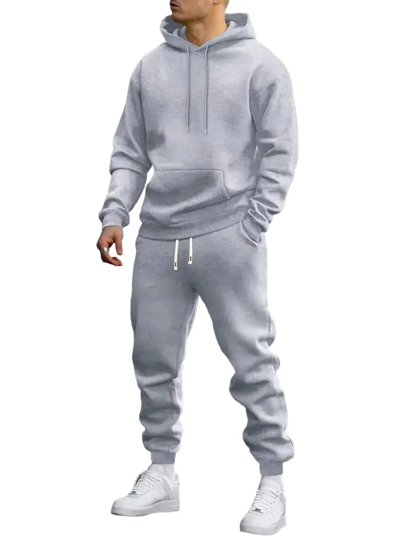 Men’s Tracksuit Set – Casual Hoodie and Jogger Combo for Everyday Wear