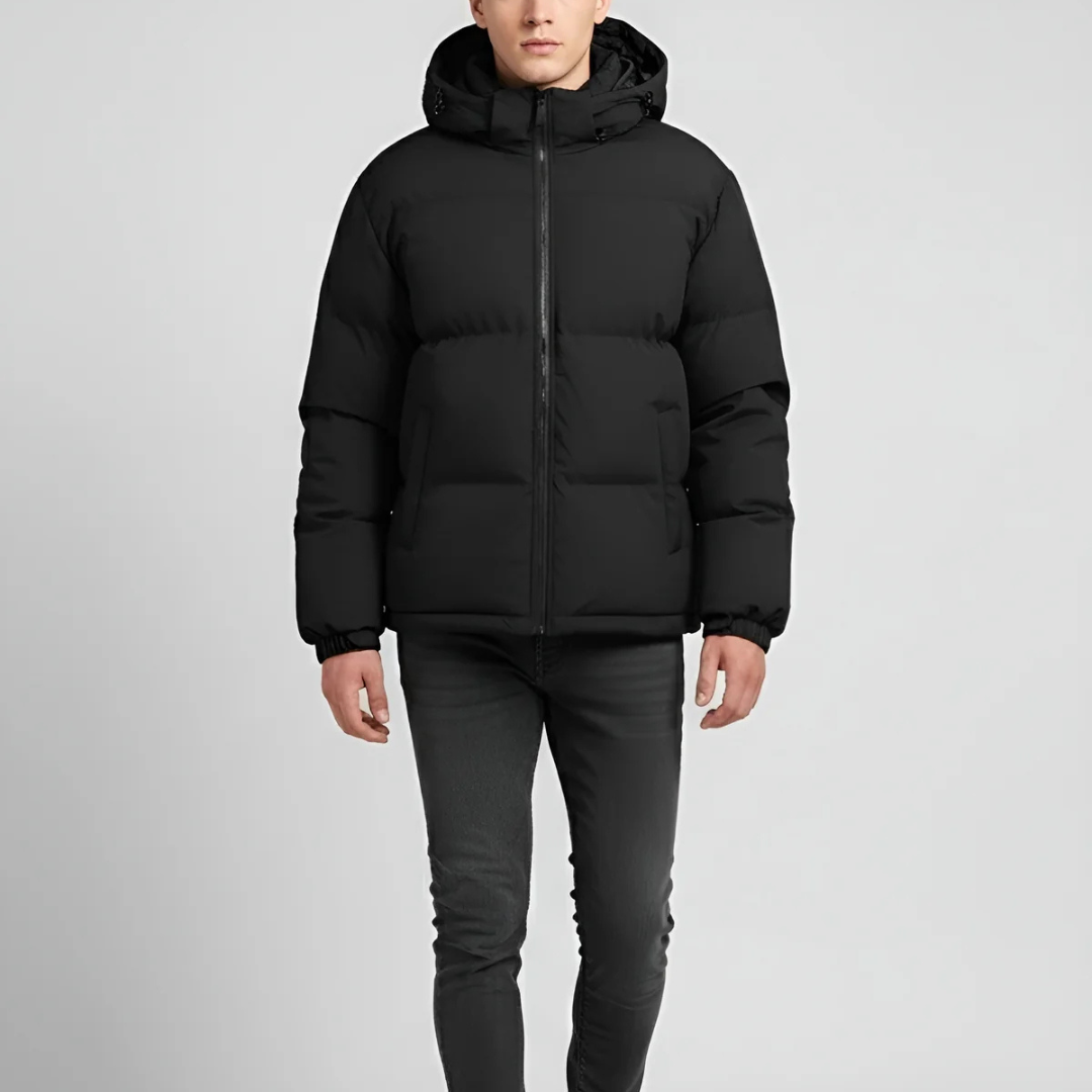Men’s Classic Puffer Jacket – Relaxed Warmth & Everyday Style