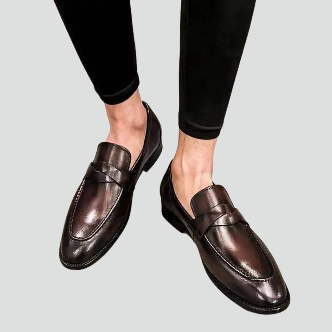 Men’s Classic Leather Shoes – Refined Finish & Timeless Smart Appeal