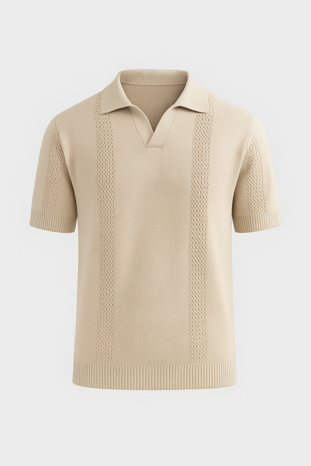 Elegant Men's Polo – Beige