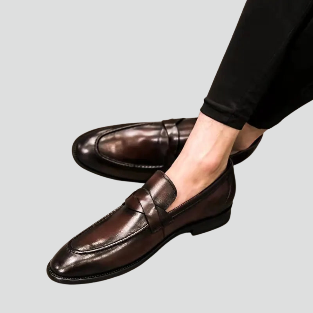 Men’s Classic Leather Shoes – Refined Finish & Timeless Smart Appeal