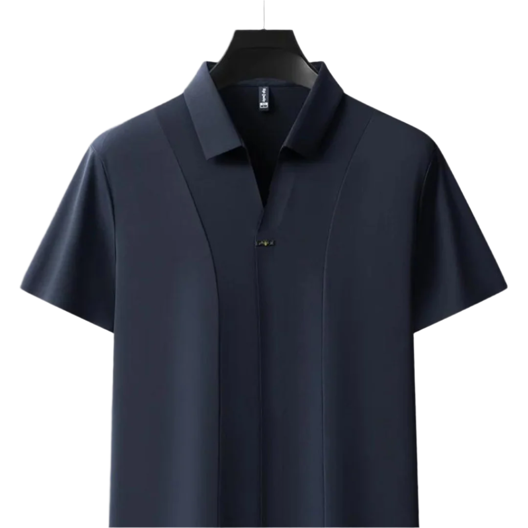 Casual Men’s All Season Polo – Dark Blue