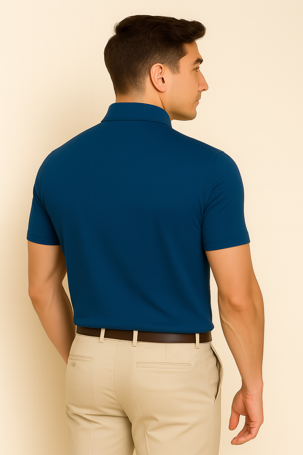 Classic Style Men's Polo – Blue