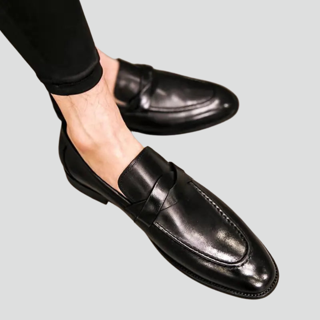 Men’s Classic Leather Shoes – Refined Finish & Timeless Smart Appeal
