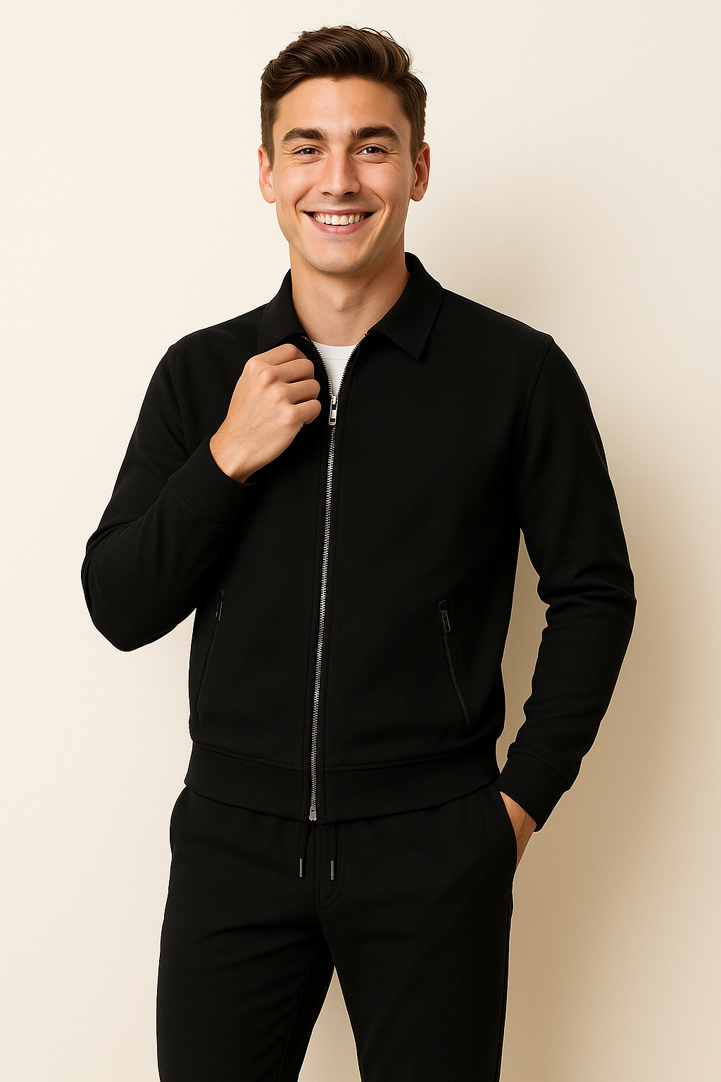 Trendy Summer Men's Set – Black