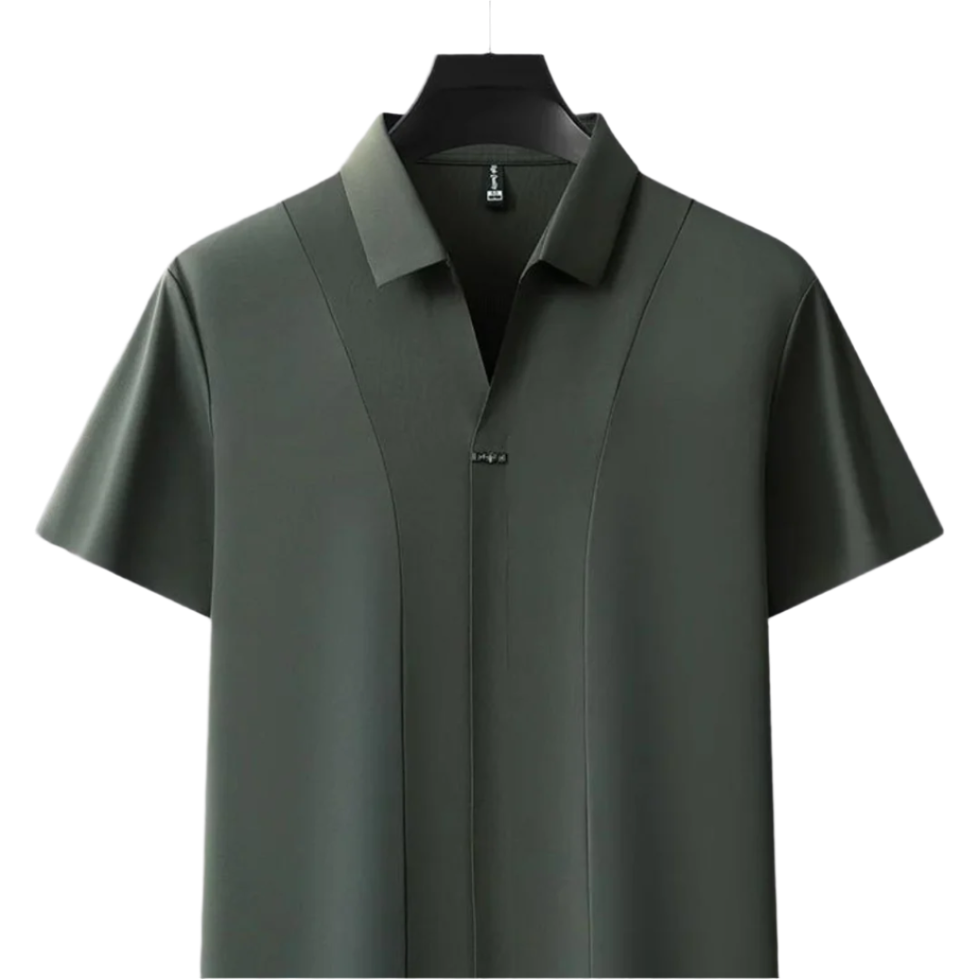 Casual Men’s All Season Polo – Dark Green
