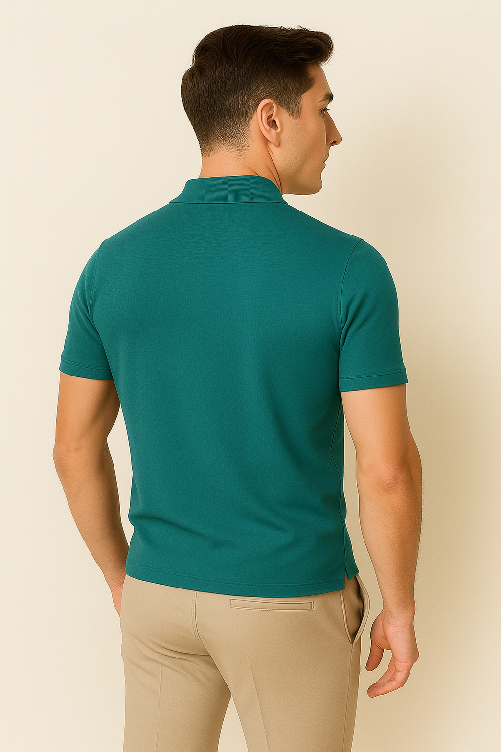 Elegant Casual Men’s Polo - Green