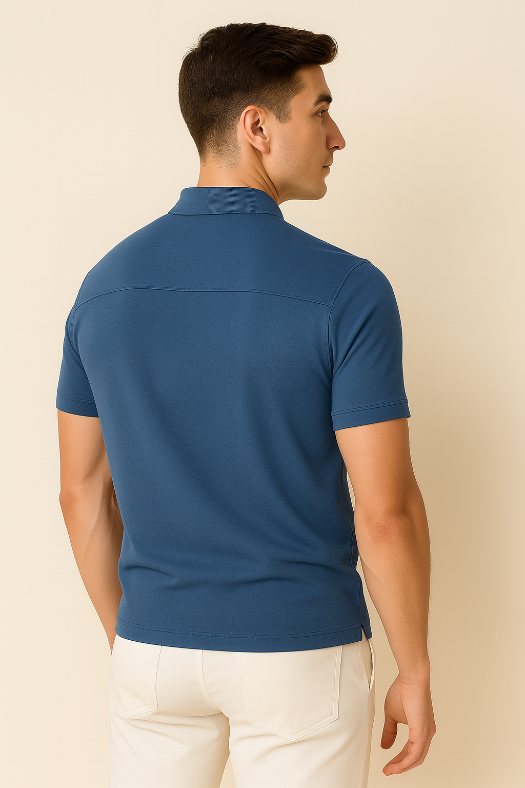 Elegant Casual Men’s Polo - Blue