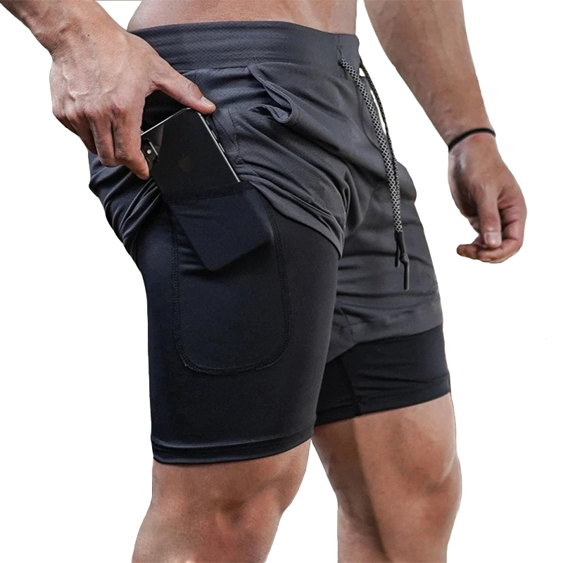 Men's Signature Lightweight Fitness Shorts Dark Gray