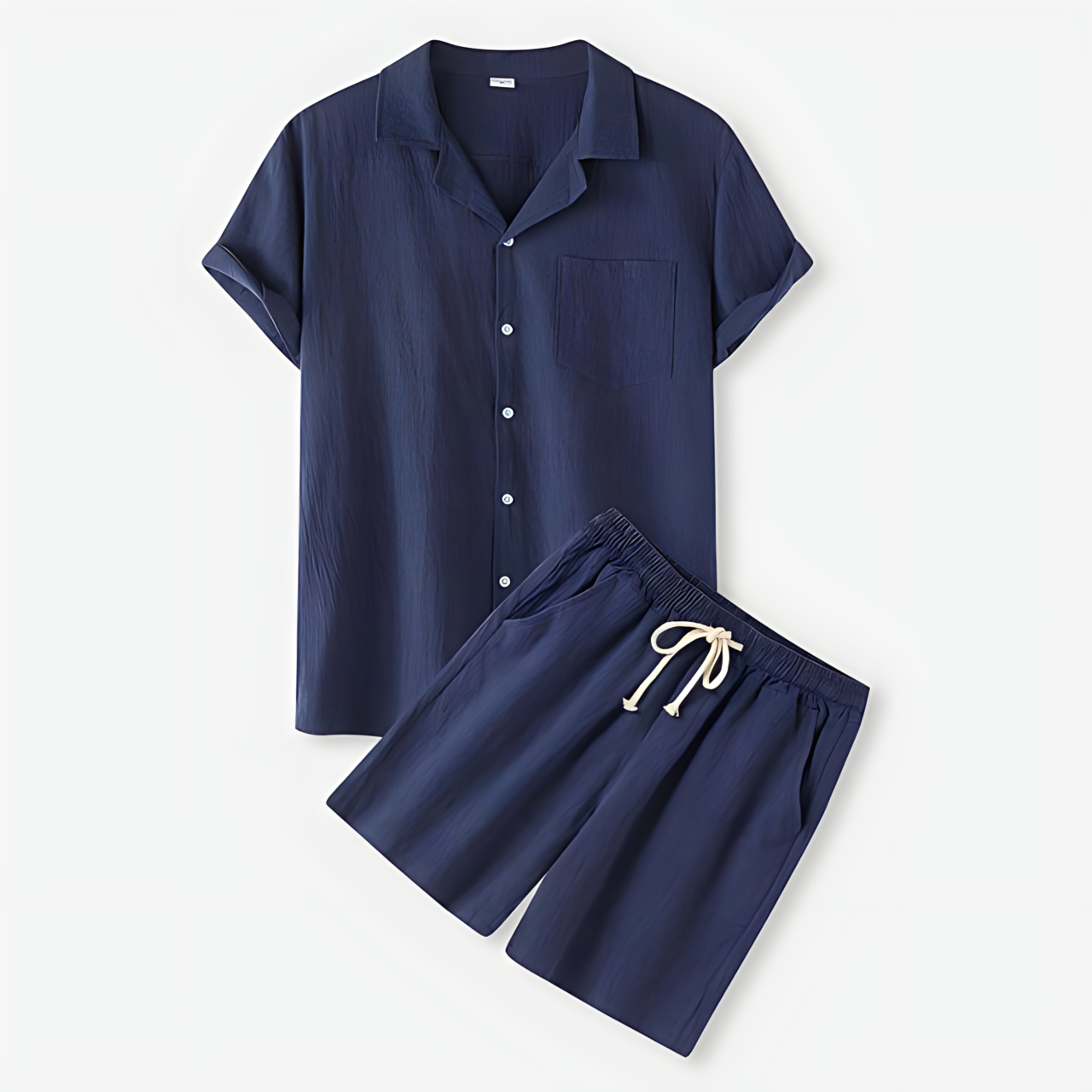 Trendy Summer Men’s Set Dark Blue