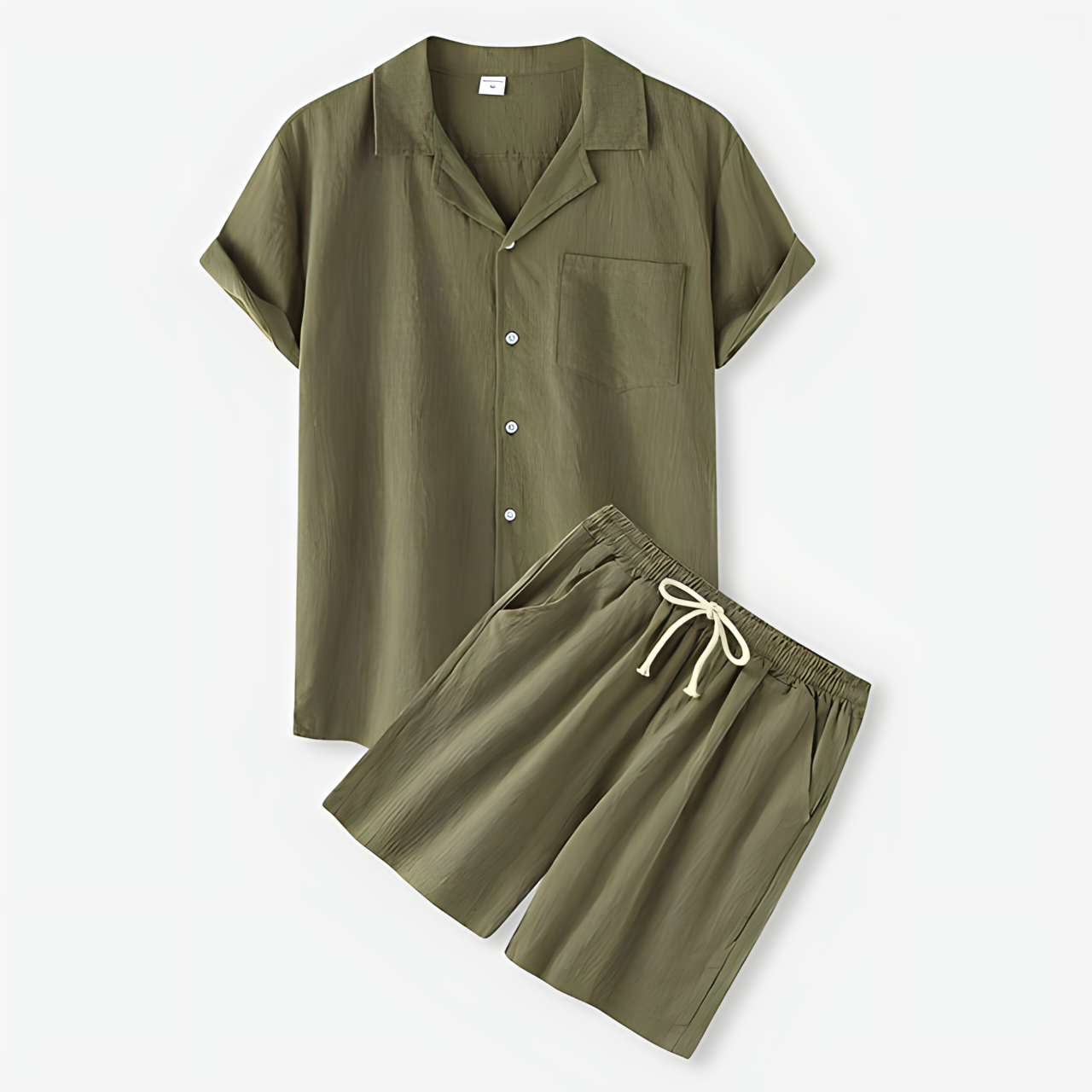 Trendy Summer Men’s Set - Green