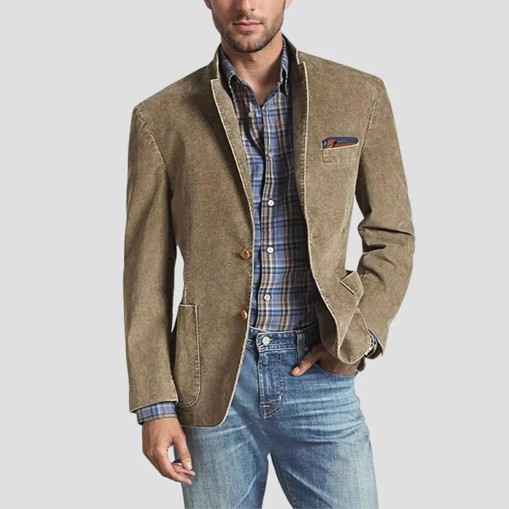 Men Casual Single-Breasted Blazer