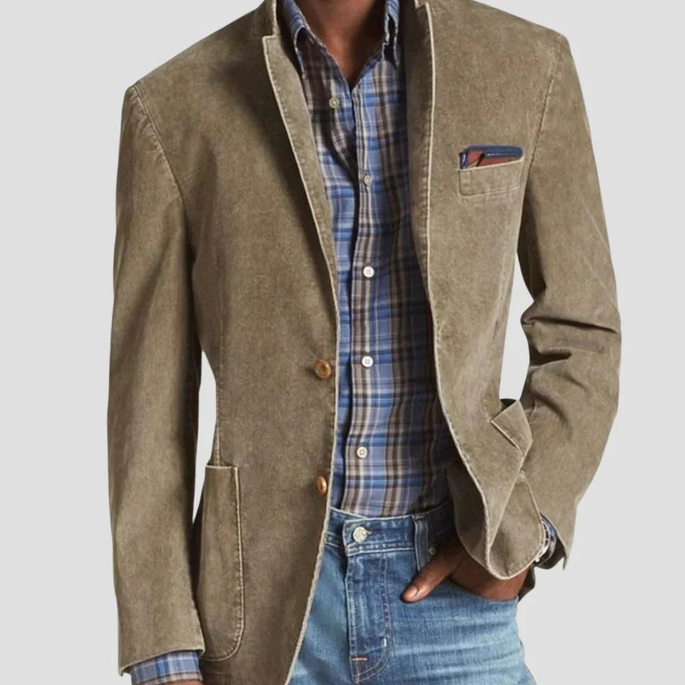 Men Casual Single-Breasted Blazer