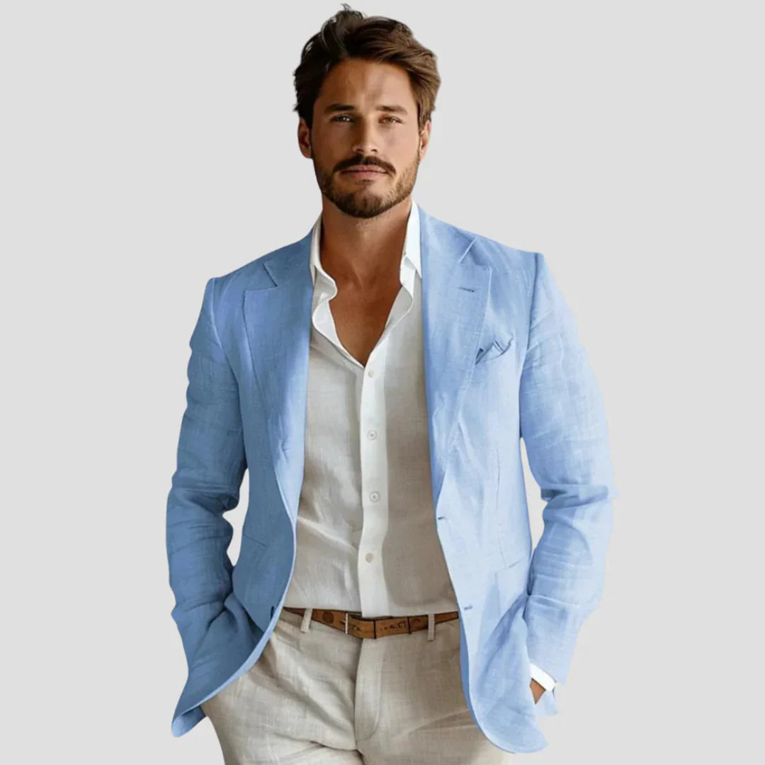 Men Classic Single-Breasted Blazer