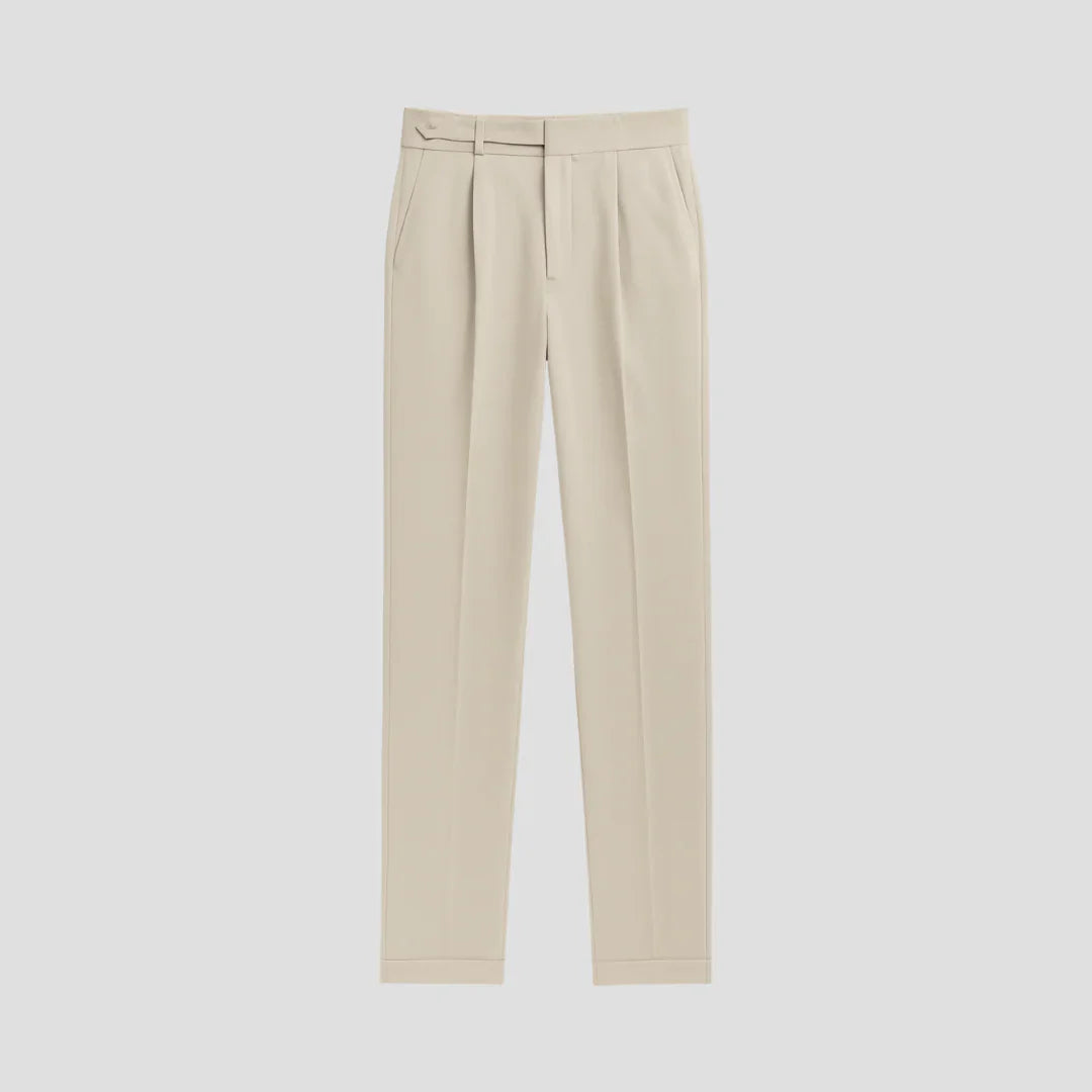 Men Classic Straight-Leg Trousers