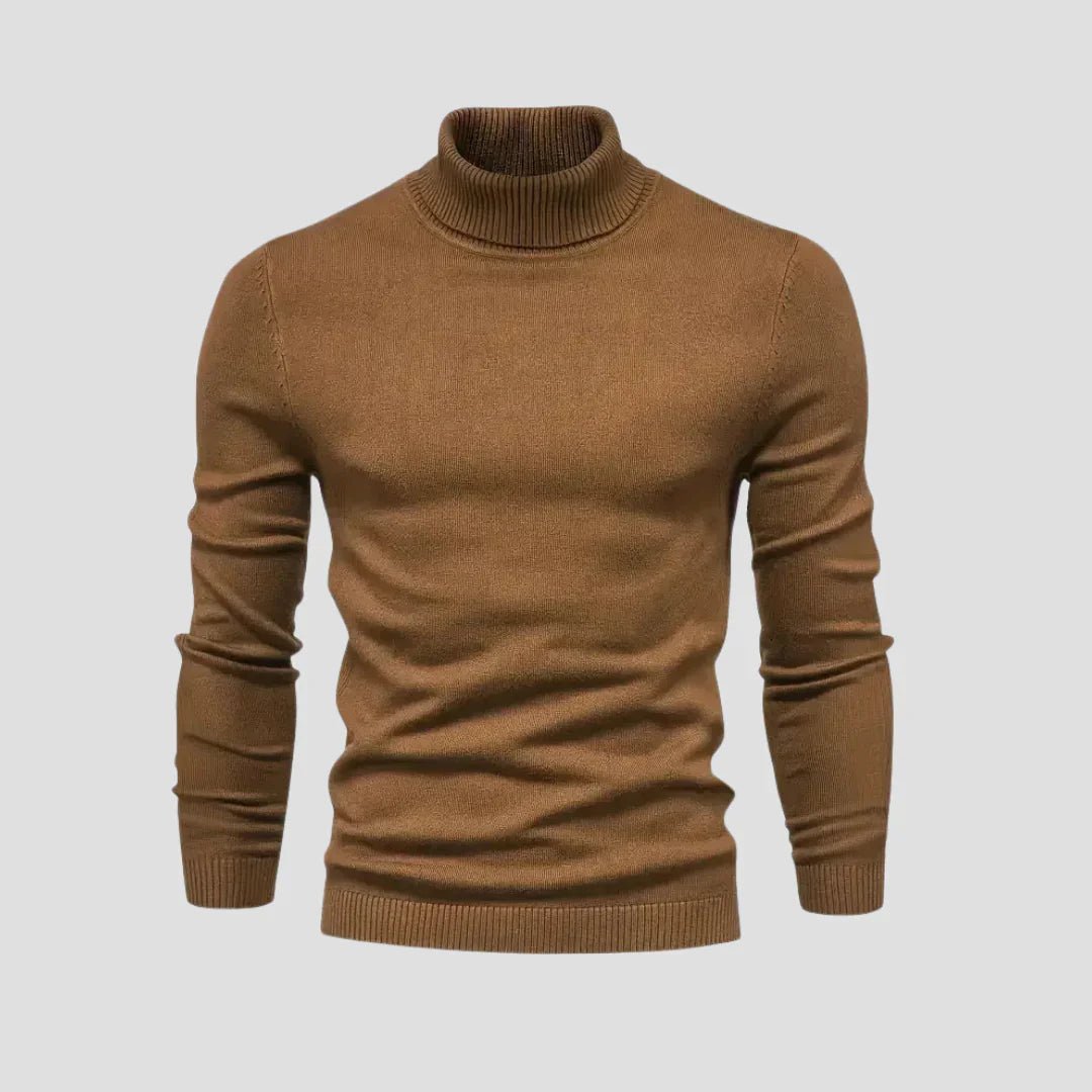 Men Classic Turtleneck Knit Sweater