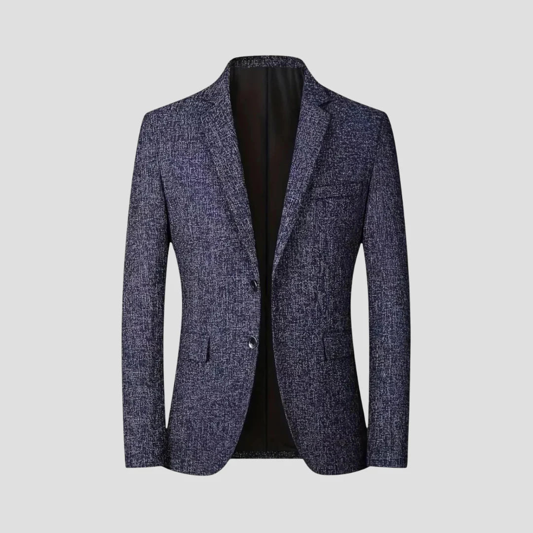 Men Modern Textured Blazer