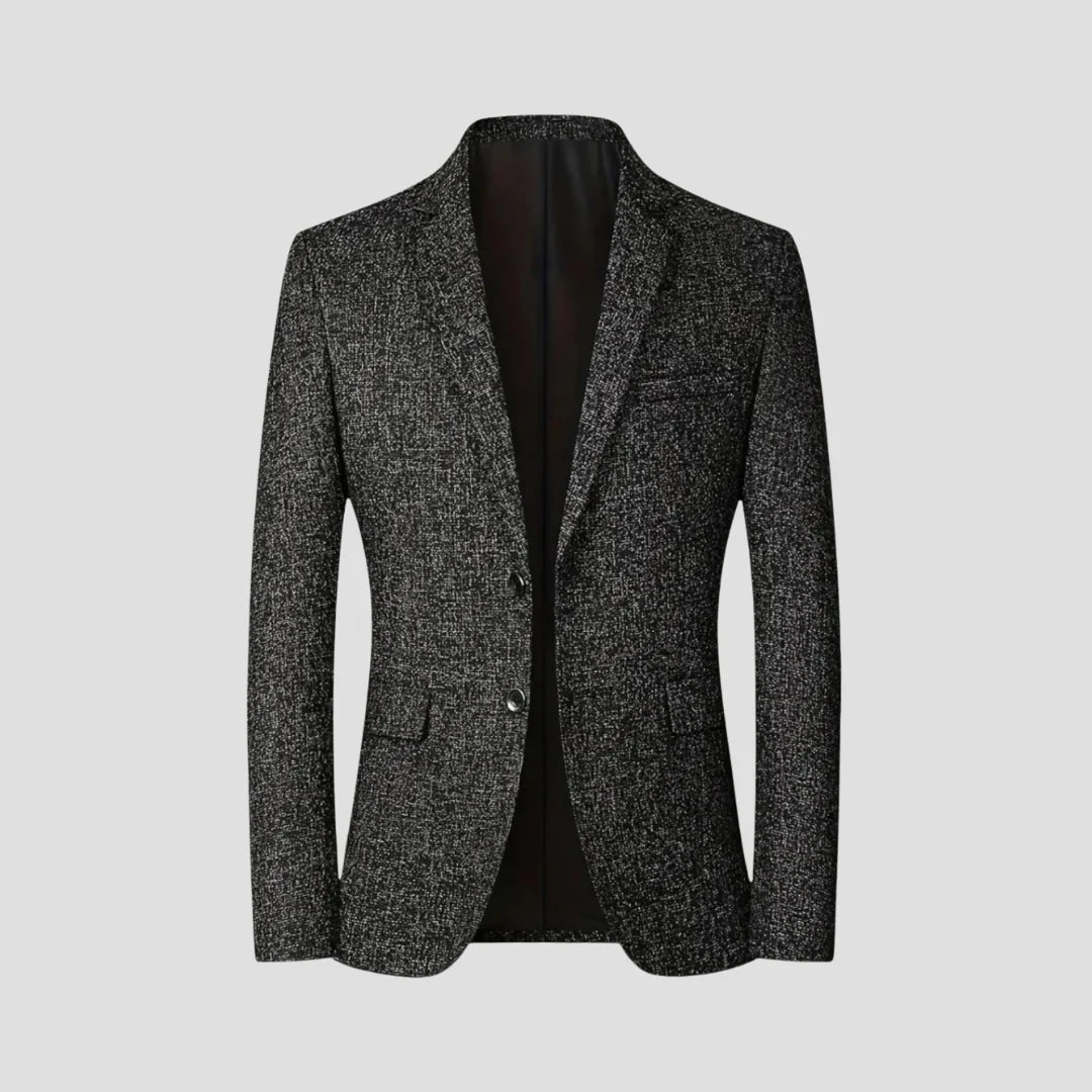 Men Modern Textured Blazer