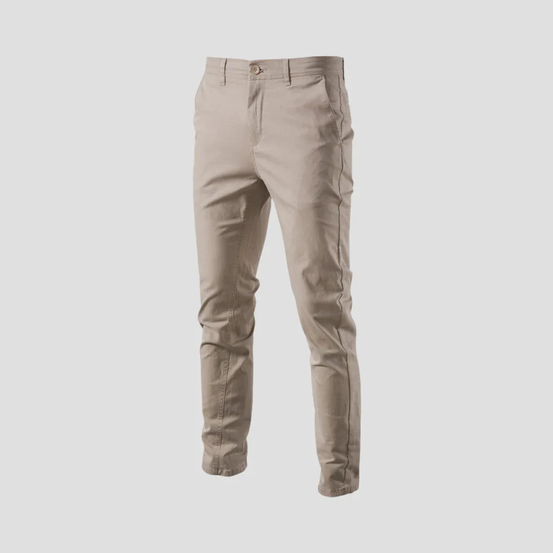 Men Slim-Fit Casual Chino Pants