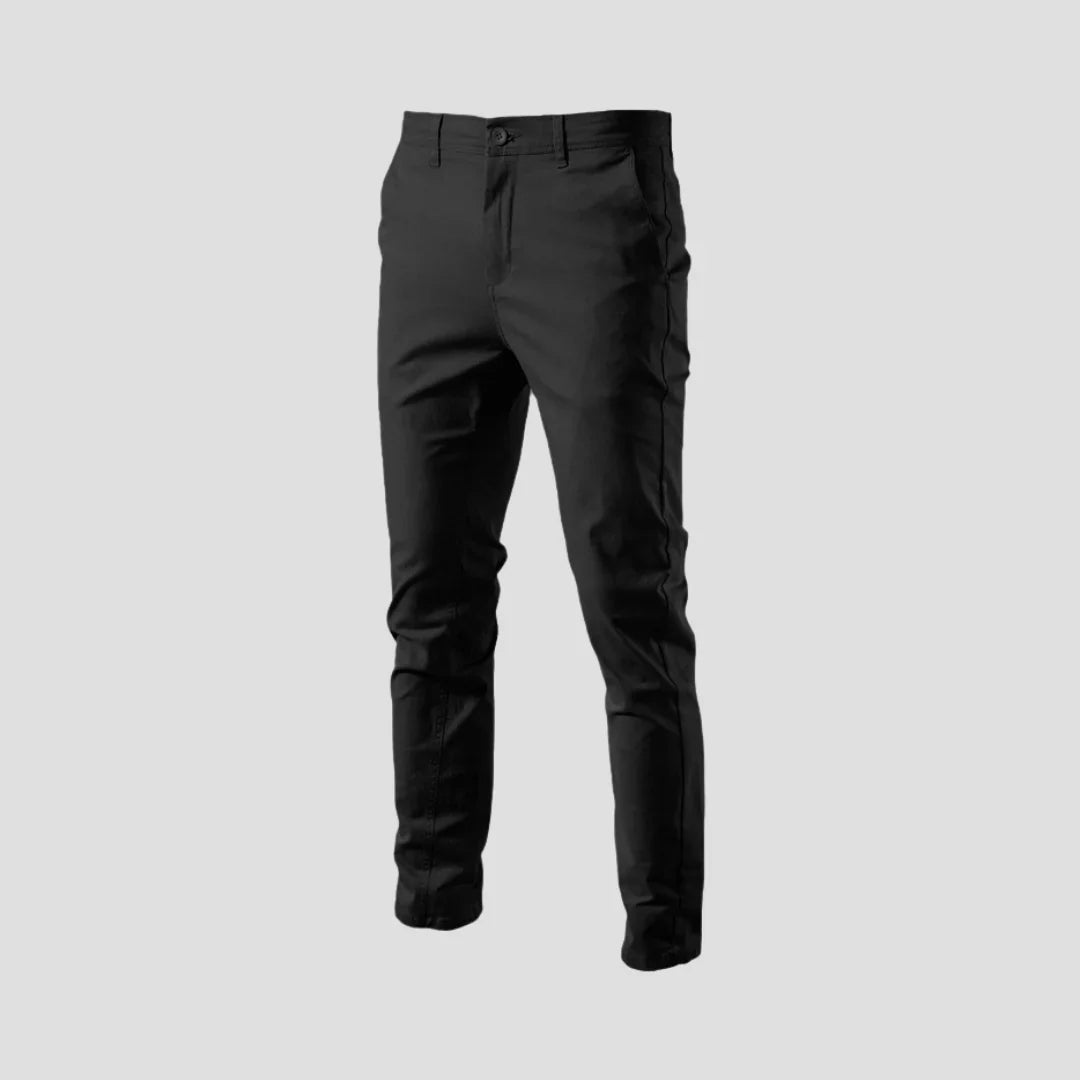 Men Slim-Fit Casual Chino Pants
