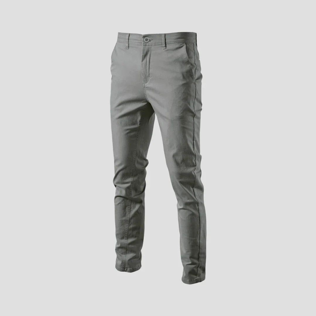 Men Slim-Fit Casual Chino Pants