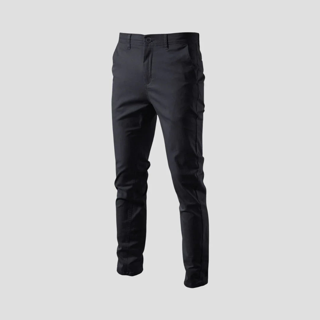 Men Slim-Fit Casual Chino Pants