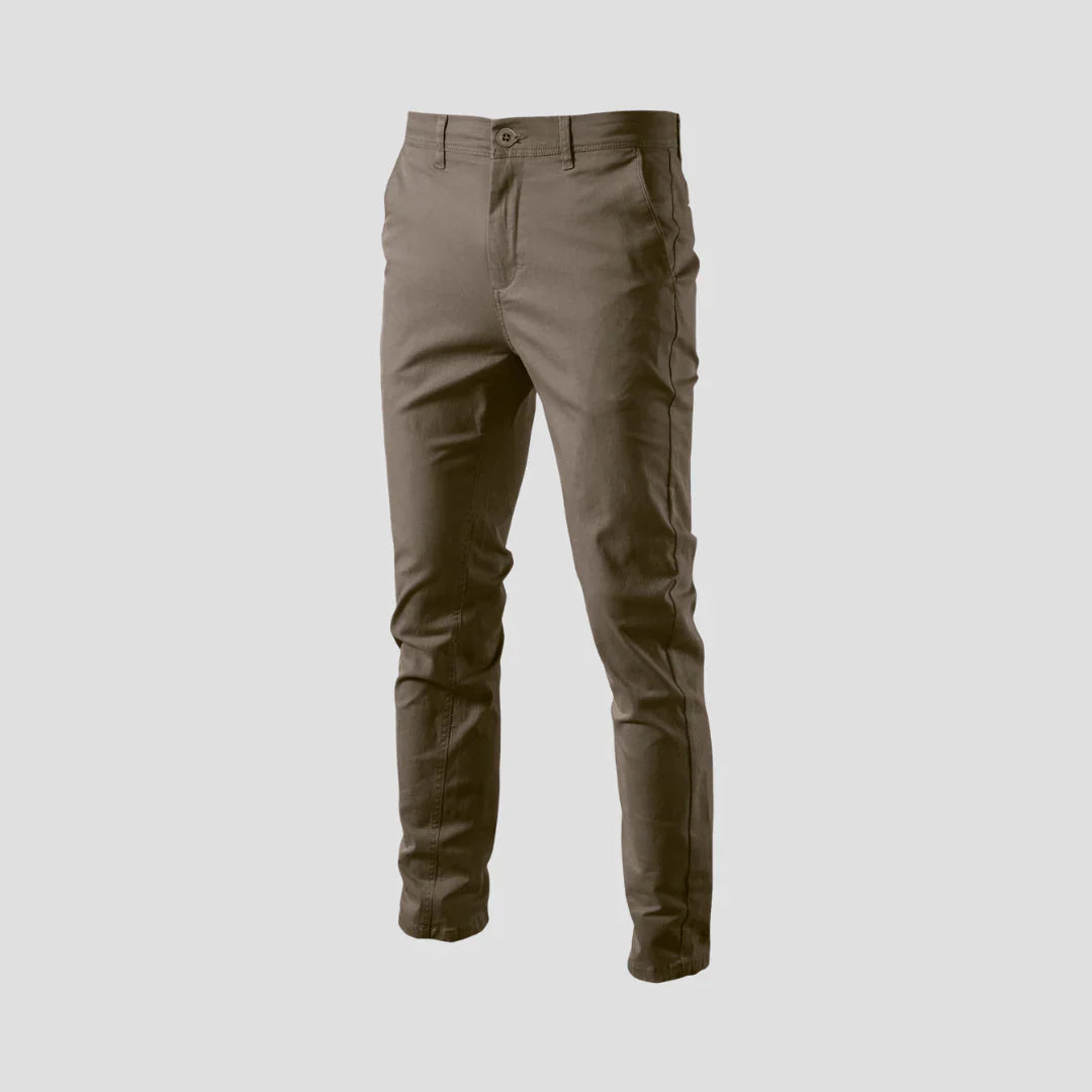 Men Slim-Fit Casual Chino Pants