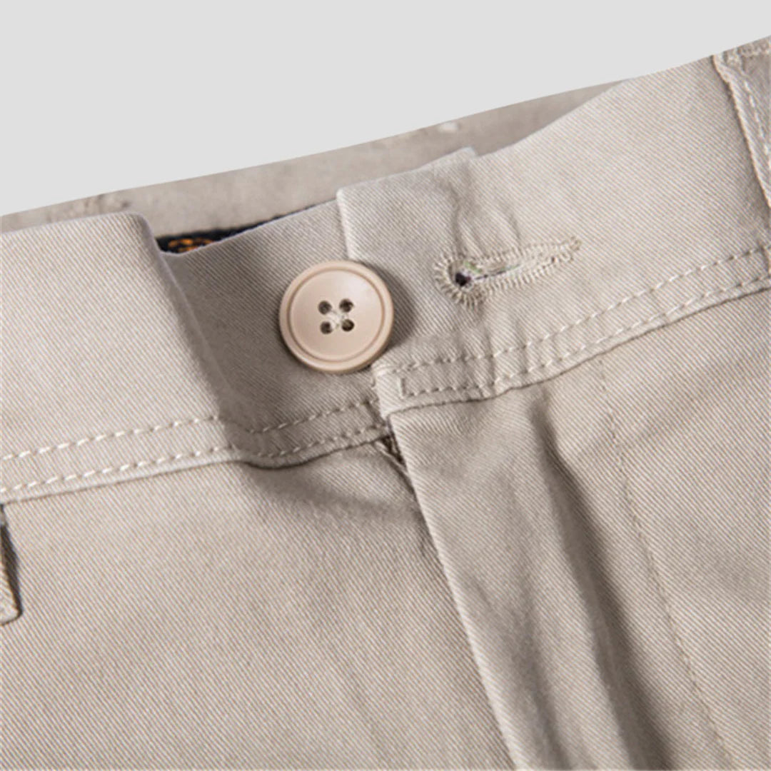 Men Slim-Fit Casual Chino Pants