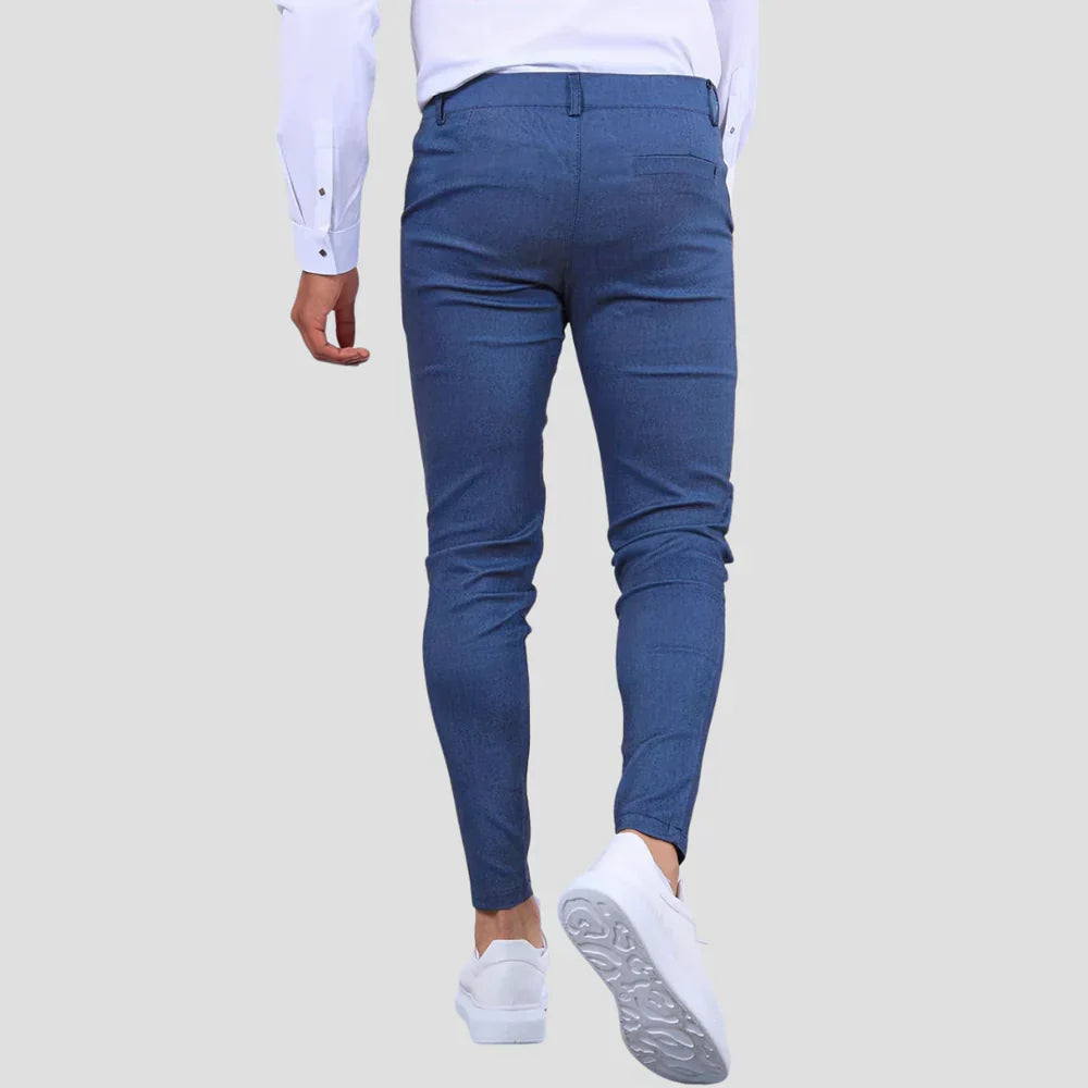 Men Slim-Fit Casual Trousers