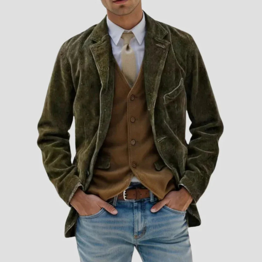 Men Vintage Style Blazer