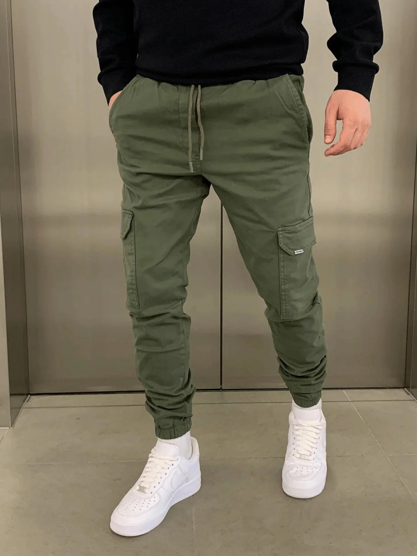 Men’s Casual Cargo Jogger Pants