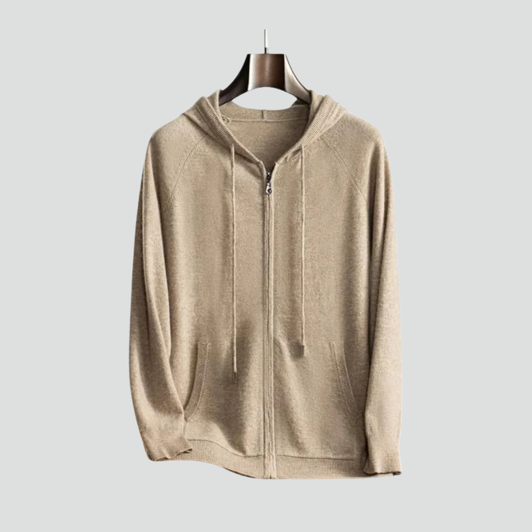 Men’s Casual Hoodie – Soft Knit Texture & Everyday Layer