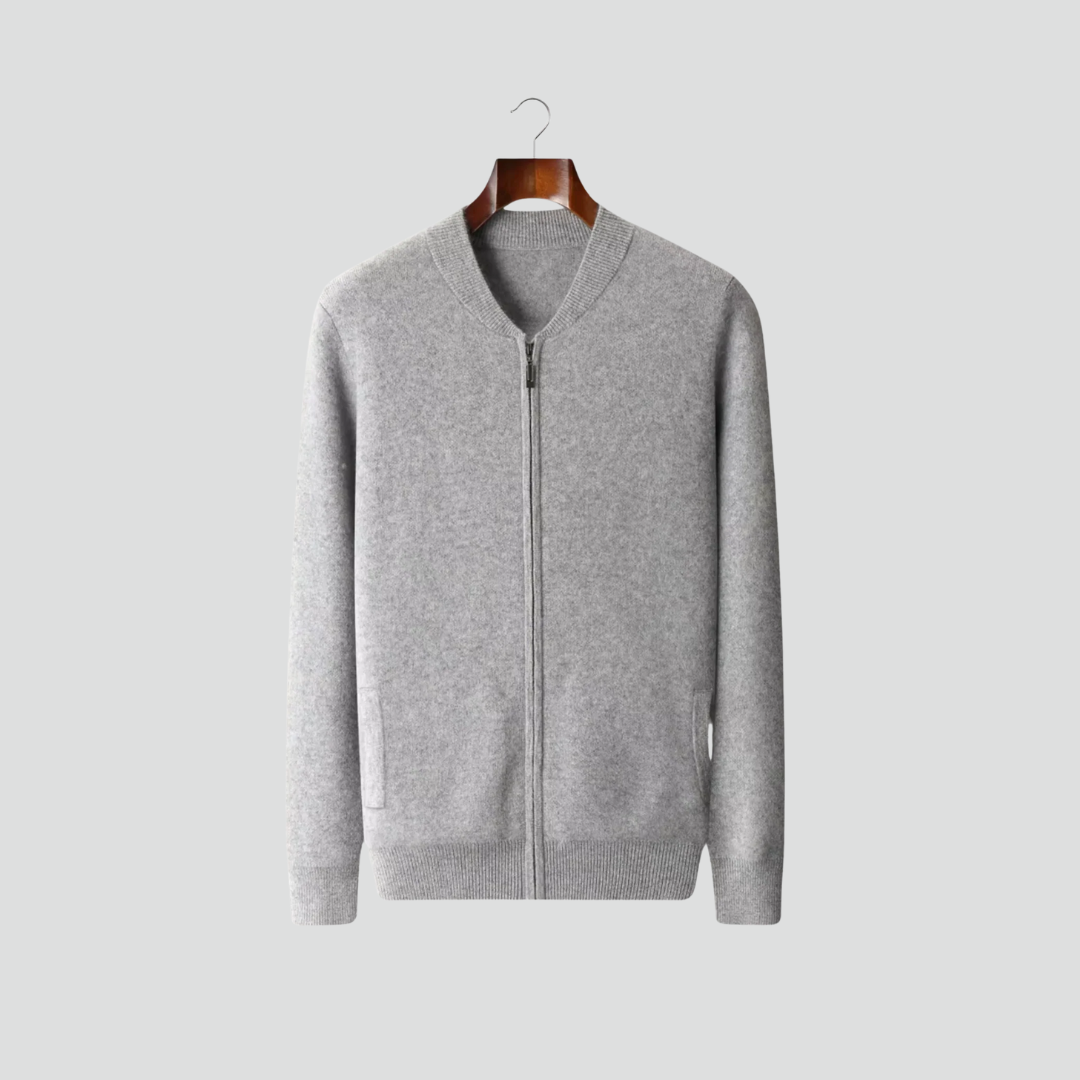 Men’s Casual Sweater – Zip-Up Design & Minimalist Everyday Layer