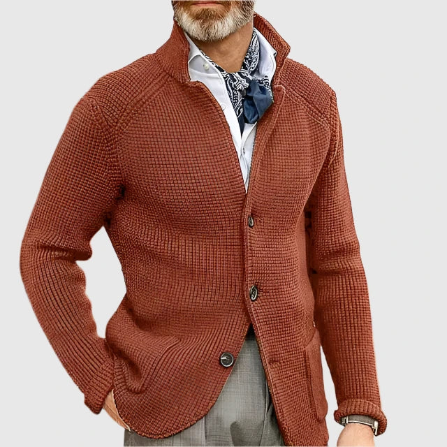Men’s Knitted Button-Up Cardigan