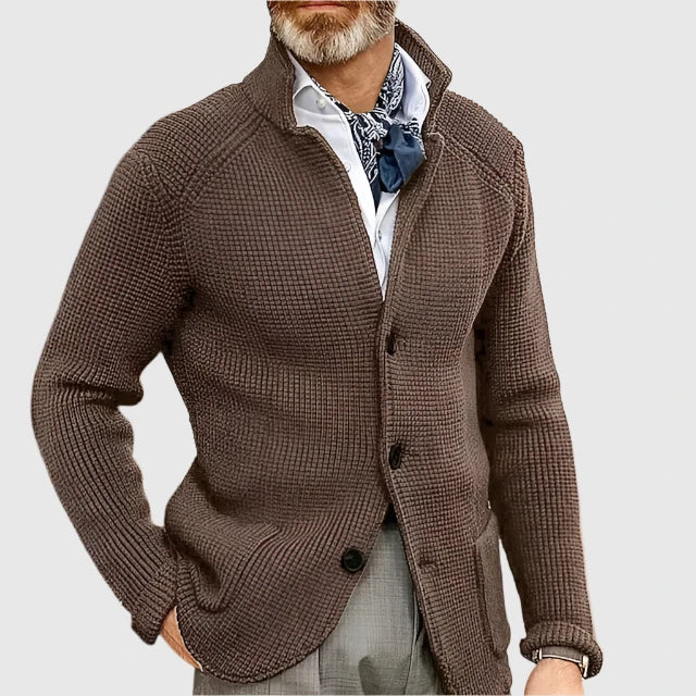 Men’s Knitted Button-Up Cardigan