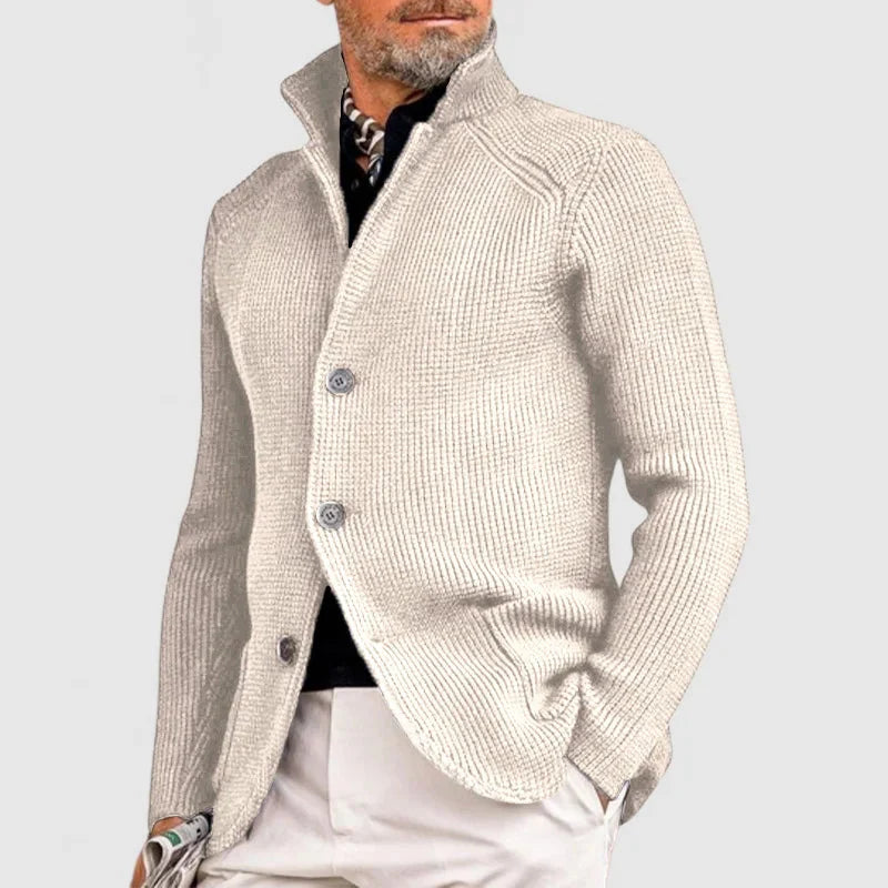 Men’s Knitted Button-Up Cardigan