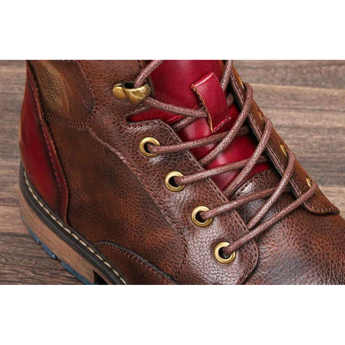 Men’s Vintage Lace-Up Ankle Boots