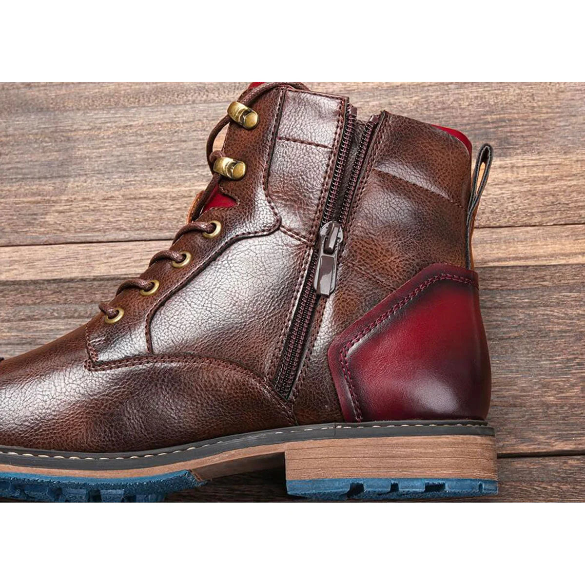 Men’s Vintage Lace-Up Ankle Boots