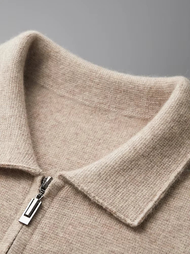Men’s Zip-Up Cardigan – Minimalist Design & Everyday Layer