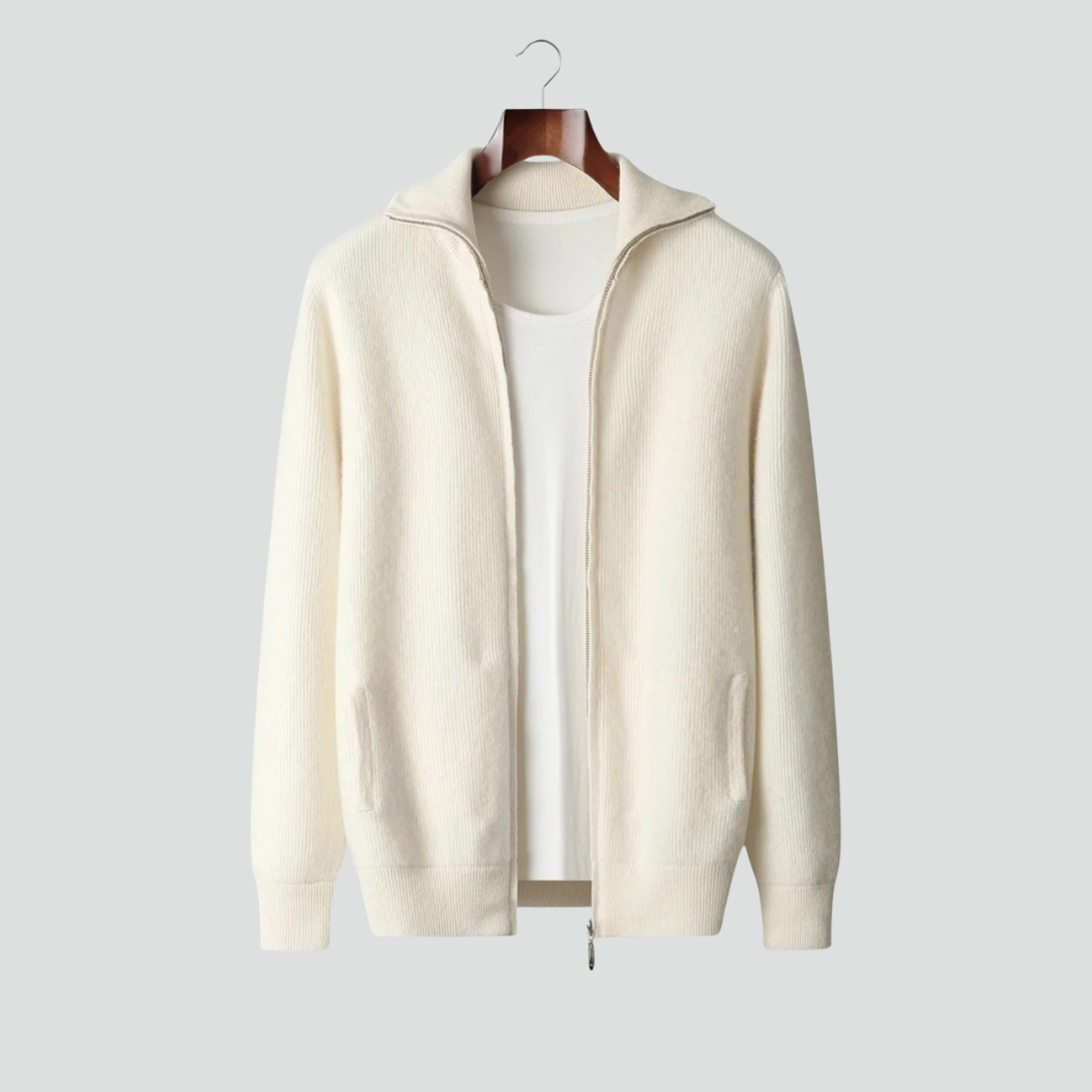 Men’s Zip-Up Jacket – Minimal Zip Design & Contemporary Appeal